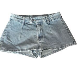 SHEIN EZwear low waist Denim mini Women's Skirt. Size XS. NWOT